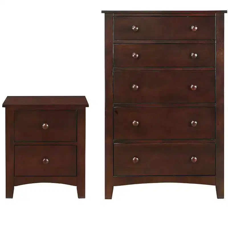 Commode Okak Modern à 5 tiroirs, en contreplaqué et placage de pin, mobilier de chambre pour salon, entrée, couloir