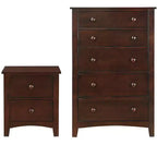 Commode Okak Modern à 5 tiroirs, en contreplaqué et placage de pin, mobilier de chambre pour salon, entrée, couloir