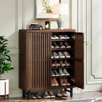 Meuble à chaussures 24 paires avec porte pour entrée et salon