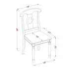 East West Furniture Ensemble de table de cuisine 7 pièces composé d'une table à manger ovale et de chaises solides, marron selle (options de type d'assise)