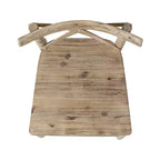 Picket House Furnishings Tabouret de bar hauteur comptoir Keaton 1 pc Plage : Milieu de siècle moderne, Structure en acacia, Design dossier en X