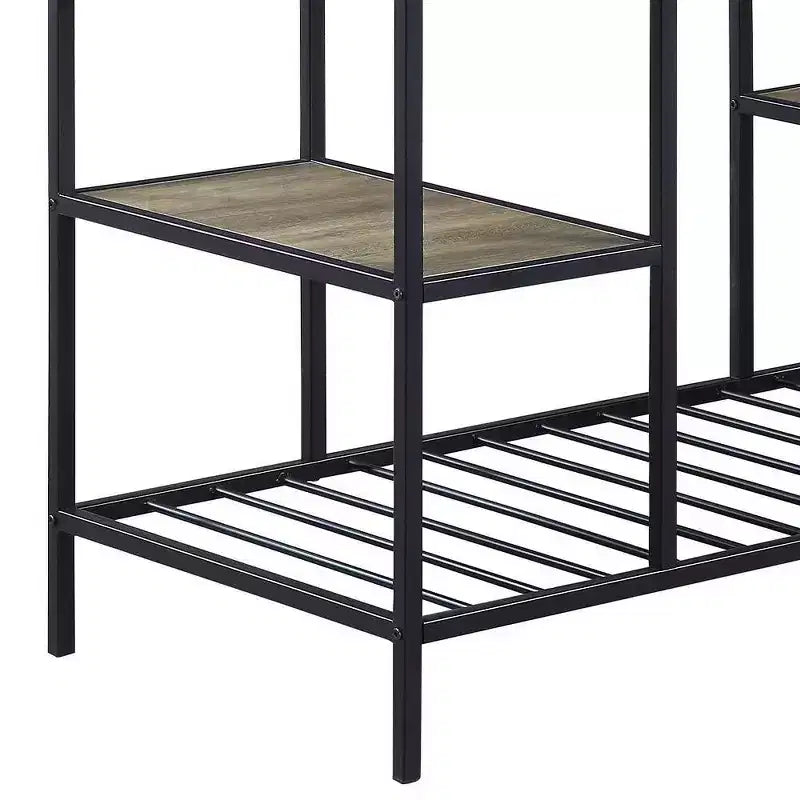 Acme Furniture Îlot de cuisine Lona Chêne rustique/Fini noir