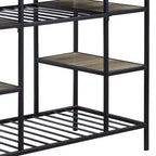 Acme Furniture Îlot de cuisine Lona Chêne rustique/Fini noir