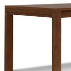 Table de salle à manger rectangulaire Saige WyndenHall, placage noyer : style contemporain, 6 places, non extensible