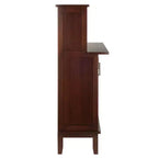 Beynac Bar à vin Cappuccino - Winsome : Armoire de rangement, Porte-verres, Vaisselier