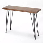 Christopher Knight Home Chana Industrial Live Edge Rectangular Bar Table Natural: Pub Style, High Dining