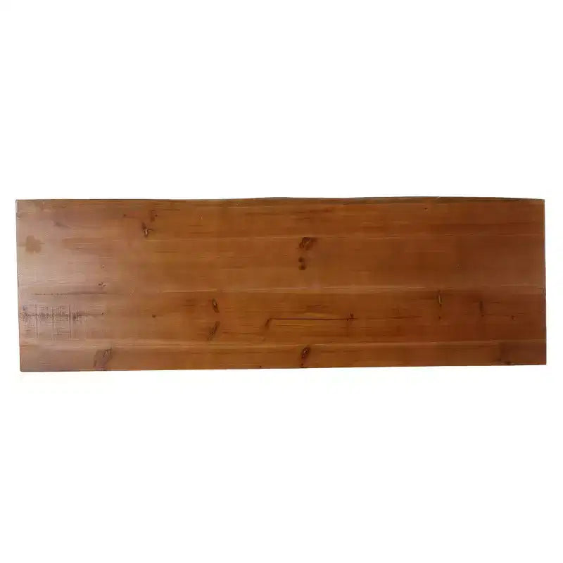 Christopher Knight Home Chana Table de bar rectangulaire à bords naturels style industriel, bois naturel : style pub, table haute