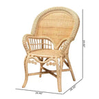Fauteuil Bali & Pari Ratu en rotin : Fait main, design bohème, aucun assemblage requis