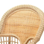 Fauteuil Bali & Pari Ratu en rotin : Fait main, design bohème, aucun assemblage requis