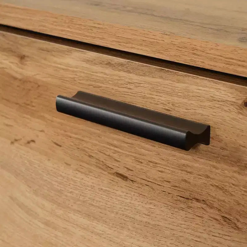Meuble TV Musano de South Shore pour téléviseurs jusqu'à 60" avec portes et tiroir Chêne Nordik : Style urbain, gestion des câbles, espace de rangement