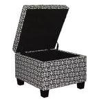 Pouf de rangement étoile géométrique - Ore International
