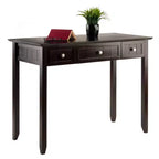 Bureau Burke Fini Café - Winsome : Moderne du milieu du siècle, Structure en bois, Sans rangement
