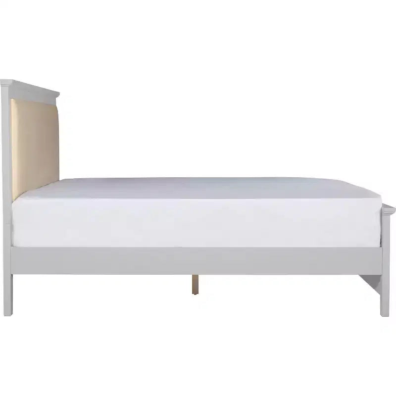 Cadre de lit plateforme en bois King Westport gris - Finch