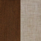 Nathan James Lot de 3 consoles Paxton avec portes, marron foncé