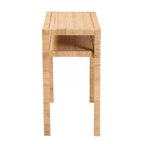 Console en rotin et bois d'acacia bali & pari Kalimantan, miel clair