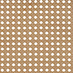 Meuble de rangement Breighton Home Xtra Storage Boho Weave 3 portes avec étagère en Haze Automne Marron/Orge Beige