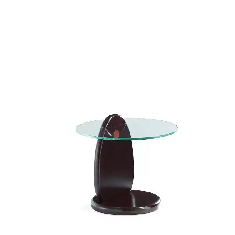 Manhattan Comfort Artesia Ensemble table basse et table d'appoint 2 pièces Noyer foncé