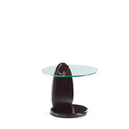 Manhattan Comfort Artesia Ensemble table basse et table d'appoint 2 pièces Noyer foncé