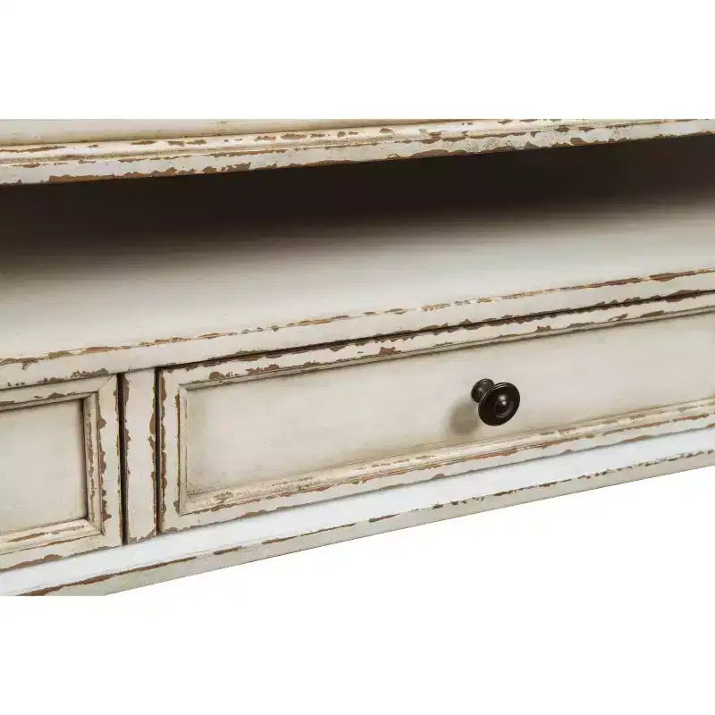 Table basse relevable Realyn Blanc/Brun - Signature Design by Ashley : Style Mid-Century, Rangement, Pieds en bois