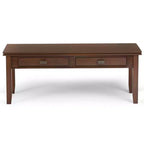 Table basse Stratford 46 po, brun roux - WyndenHall