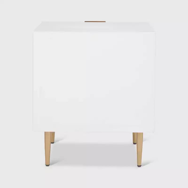 Table de chevet 2 tiroirs Jolie blanc - Adore Decor