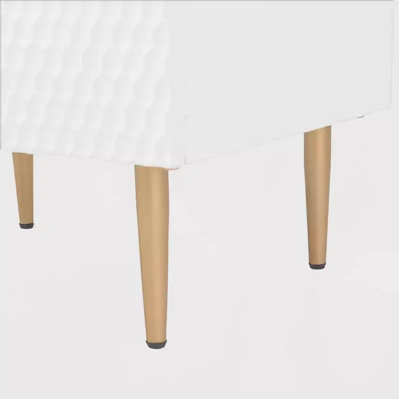 Table de chevet 2 tiroirs Jolie blanc - Adore Decor