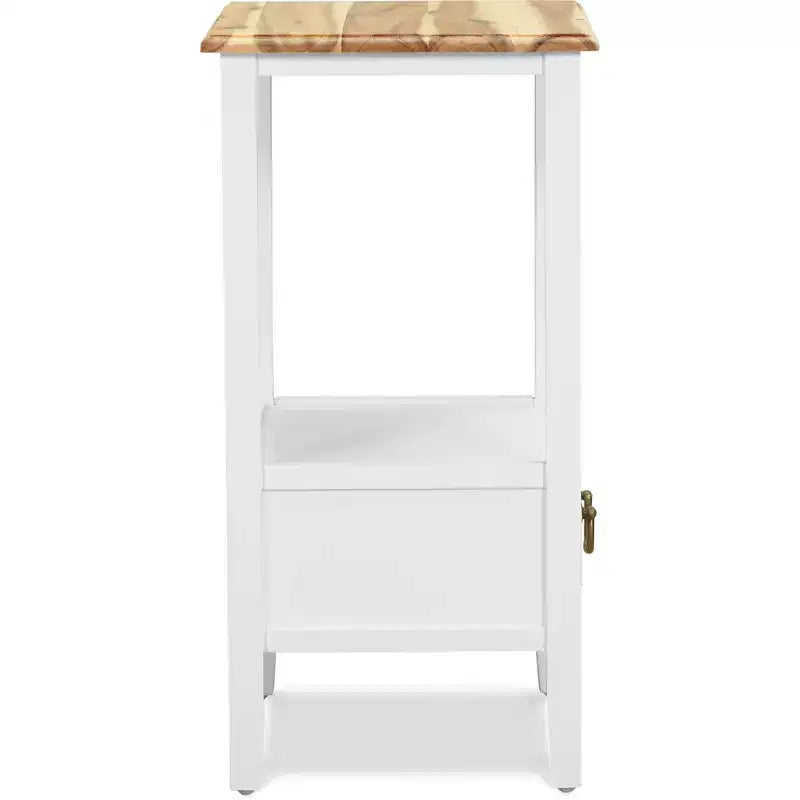 Table d'appoint Harris blanche - ClickDecor