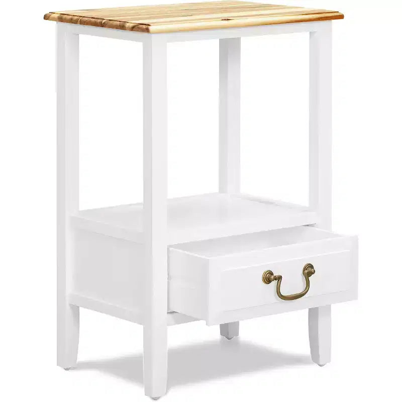 Table d'appoint Harris blanche - ClickDecor