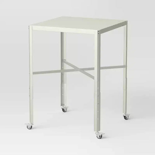 Adjustable Bistro Dorm Table Off-White - Room Essentials