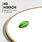 2 Pièces 39 po H X 30 po L Cadre de Miroir Mural en Alliage d'Aluminium Noir Finement Bordé à Angle Droit Arché