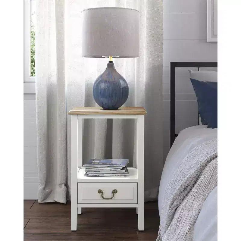 Table d'appoint Harris blanche - ClickDecor
