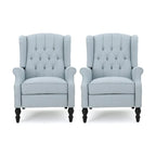 Fauteuils inclinables en tissu touffeté Walter (lot de 2) par Christopher Knight Home