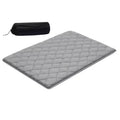 VEVOR Tapis Tatami Japonais, Matelas Tatami Pliable Taille Standard, Matelas Futon avec Sac de Rangement, Tapis de Sol 9 Couches, 203 x 137 x 8,9 cm, Gris