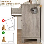 Commode pour Chambre, Commode Moderne en Bois à 6 Tiroirs, Meuble TV, Armoire en Bois, Commodes à 6 Tiroirs pour Chambre Salon