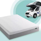 Matelas en mousse à mémoire de forme Zinus Ultima RV 8 pouces, Short Queen, sans fibre de verre, fermeté moyenne, mousse à mémoire de forme respirante, mousses et tissus certifiés sûrs