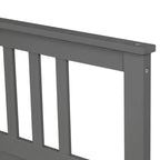 Lit plateforme une place Whisen Wood avec tête et pied de lit