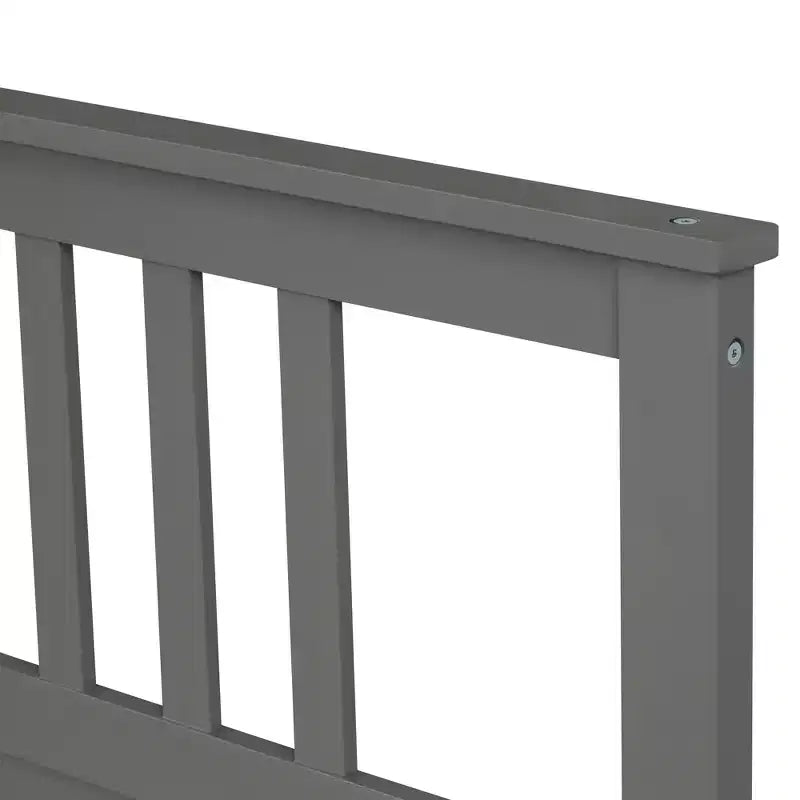 Lit plateforme une place Whisen Wood avec tête et pied de lit