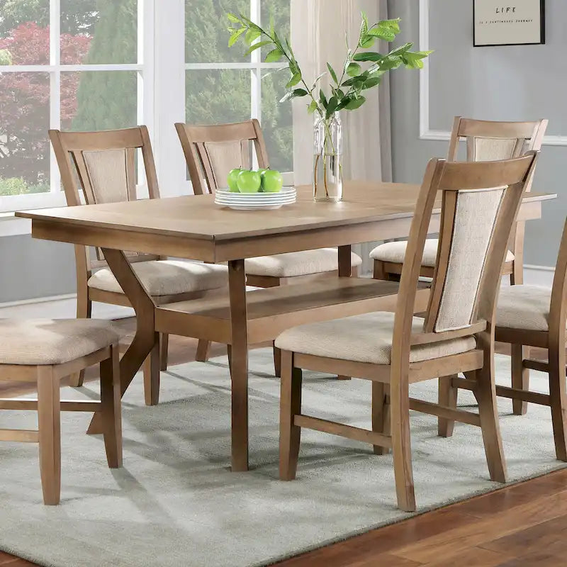 Ensemble de salle à manger 7 pièces avec table de rangement Dionne de Furniture of America