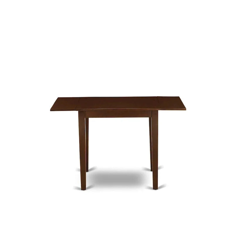 Ensemble de salle à manger East West Furniture - Table de salle à manger rectangulaire et chaises de cuisine, acajou (Option de pièces)