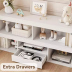 Organisateur de jouets, bibliothèque enfant 6 cubes Meuble de rangement en bois, étagères de rangement pour salle de jeux, classe, chambre d'enfant