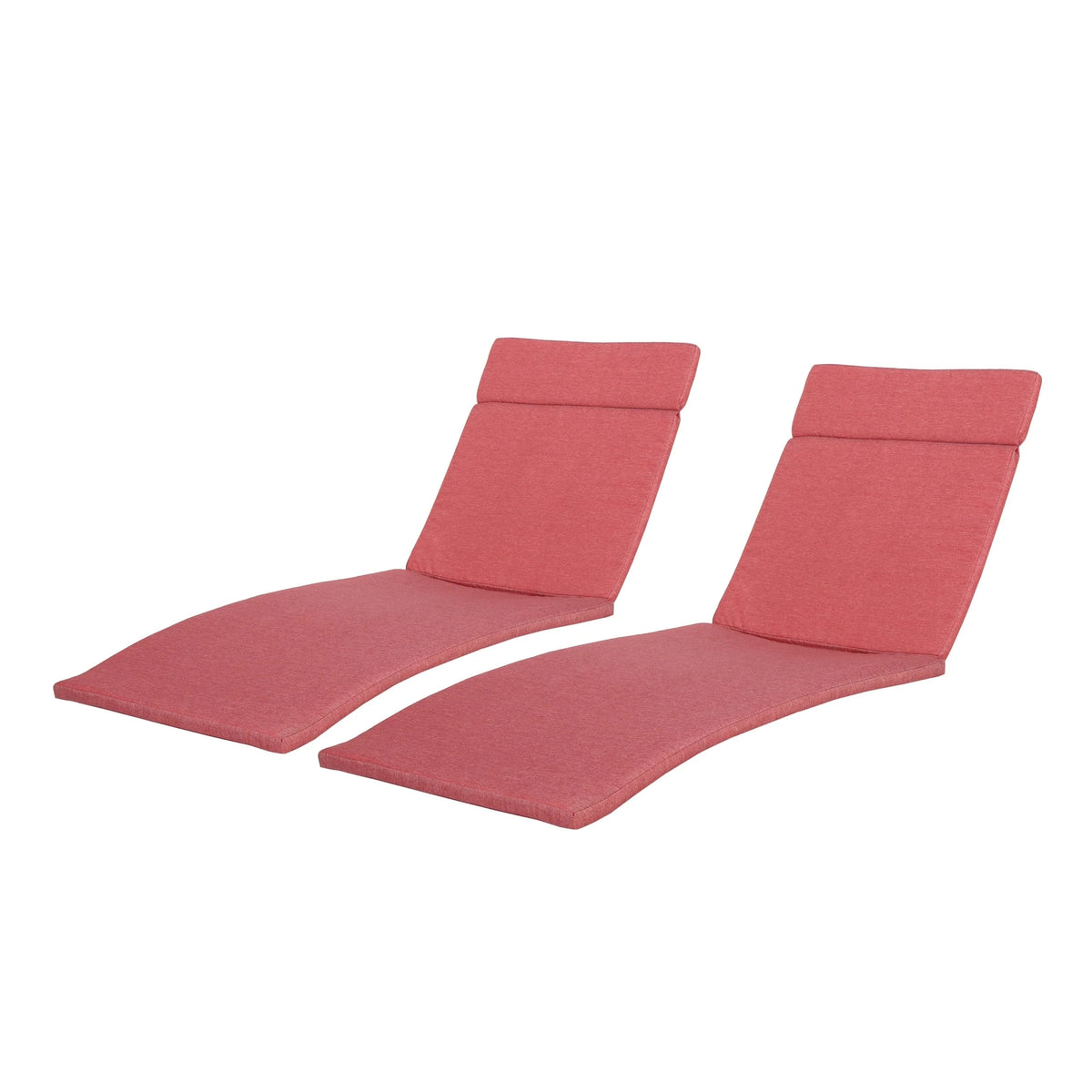 Ensemble de coussins d'extérieur Salem pour chaise longue - Coussins uniquement (lot de 2) par Christopher Knight Home - 79,25L x 27,50W x 1,50H