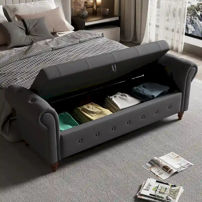 Banc ottoman avec rangement