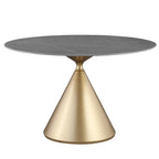 Ensemble de table et de chaises de salle à manger rondes Morden Fort Modern Luxury 5 pièces