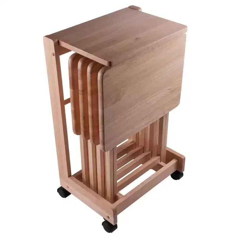 Ensemble de 5 tables d'appoint Brienda avec dessus rabattable - Winsome