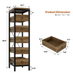 Commode de rangement décorative, Petite commode avec cadre en métal et tiroirs en bois massif, Commode multifonctionnelle pour cuisine, chambre à coucher, salon