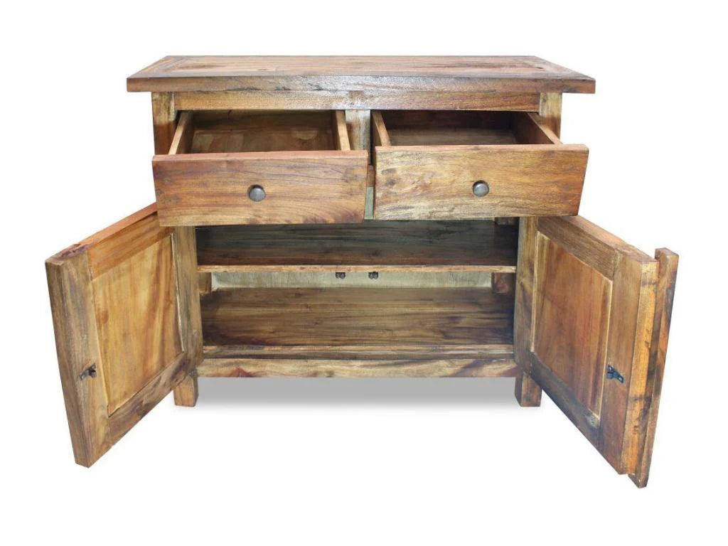 Buffet armoire console en bois marron 75x30x65 cm 4402019