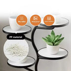 Support de Plante en Métal, Étagère à Fleurs d'Intérieur Multi-Niveaux, Étagère d'Angle pour Plantes, Support de Pot de Fleurs Haut, Étagère de Rangement pour Patio, Salon