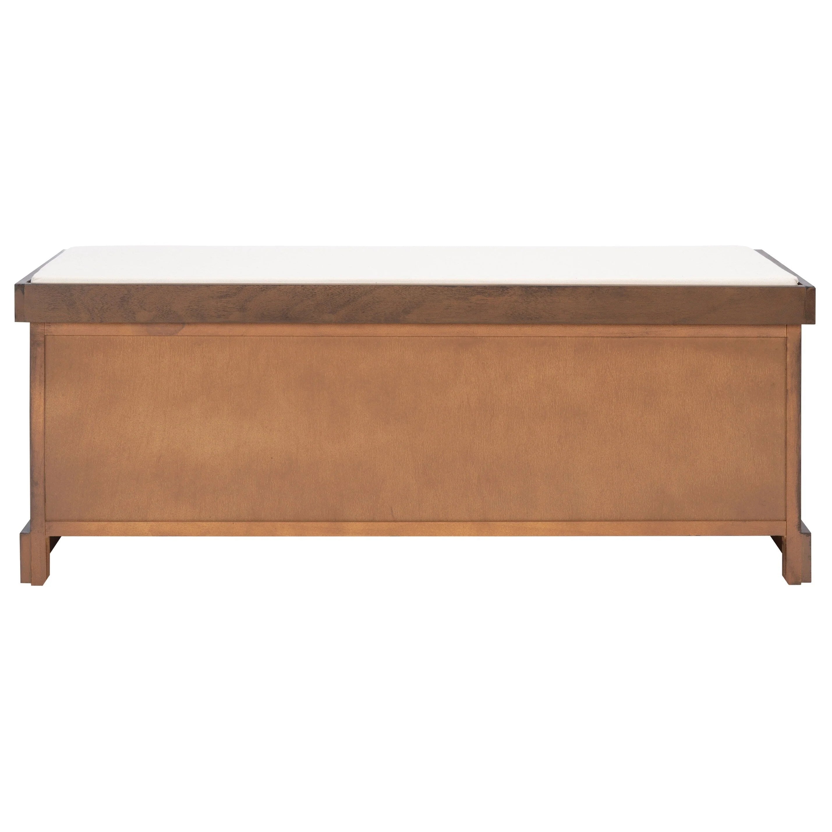 Banc de rangement SAFAVIEH Fiorello 3 tiroirs avec coussin - 47,3 L x 15 P x 19 H - 47Lx15Px19H
