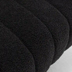 Fauteuil rond pivotant SEYNAR Modern Glam en velours