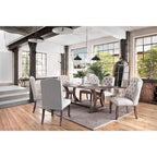 Ensemble de salle à manger 7 pièces Quigley en pin rustique par Furniture of America